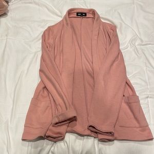 Express Pink Knitted Blazer/Cardigan